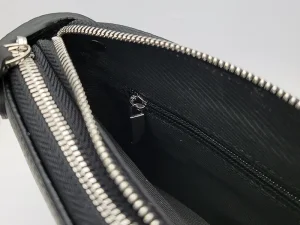 کیف دستی (پاسپورتی) مردانه چرم طبیعی مدل دو زیپ