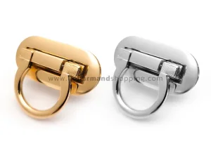 قفل کیف زنانه فرگاما مدل هاشوردار