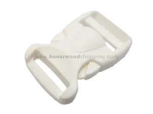 قفل خرچنگی پلاستیکی سایز 2 خارجی درجه یک رنگ سفید