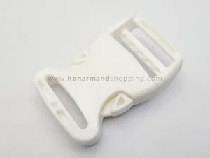 قفل خرچنگی پلاستیکی سایز 2 خارجی درجه یک رنگ سفید