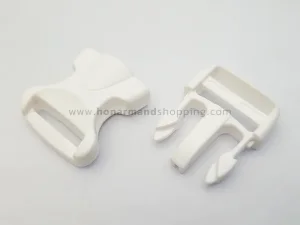 قفل خرچنگی پلاستیکی سایز 2 خارجی درجه یک رنگ سفید