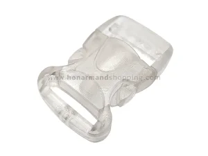 قفل خرچنگی پلاستیکی سایز 2 خارجی درجه یک شفاف