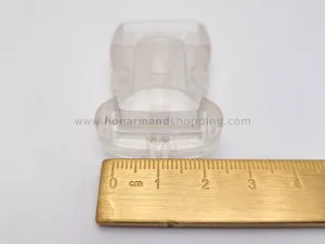 قفل خرچنگی پلاستیکی سایز 2 خارجی درجه یک شفاف