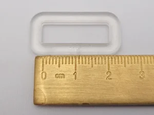 حلقه مستطیل پلاستیکی سایز 2 خارجی درجه یک شفاف