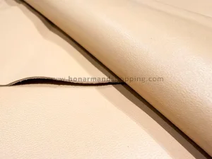 چرم بزی طرح ناپا رنگ کرم