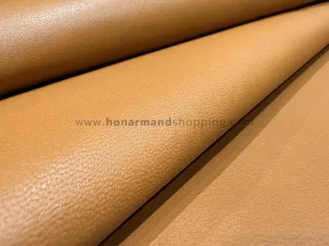 چرم بزی طرح ناپا رنگ کاراملی