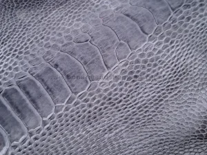 چرم ساق پای شترمرغ رنگ طوسی