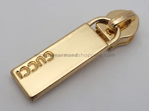 سرزیپ طرح GUCCI شماره 5 مناسب زیپ دندانه پلاستیکی رنگ لایت