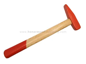 چکش دسته چوبی با وزنه 100 گرمی