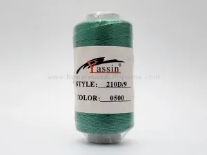 قرقره نخ ابریشم YASSIN رنگ سبز (وارداتی)