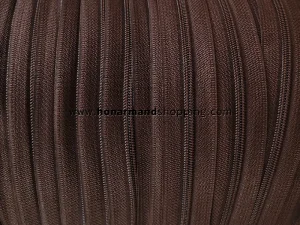 زیپ پلاستیکی شماره 3 رنگ قهوه ای