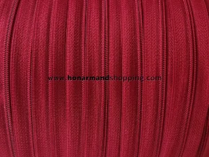 زیپ پلاستیکی شماره 3 رنگ قرمز