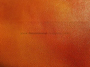 چرم گاوی طرح فلوتر رنگ عسلی ابر و بادی