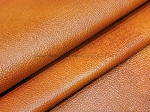 چرم گاوی طرح فلوتر رنگ عسلی ابر و بادی