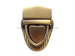 قفل ناخنی مدل تاجدار رنگ زردقلم (خارجی)