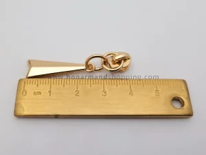 سرزیپ طرح سه گوش شماره 3 مناسب زیپ دندانه پلاستیکی رنگ لایت