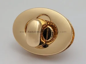 قفل پیچک بیضی سایز کوچک رنگ لایت