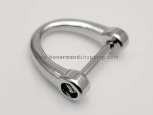 نیم حلقه پیچی سایز 1.5 رنگ نیکل (خارجی)