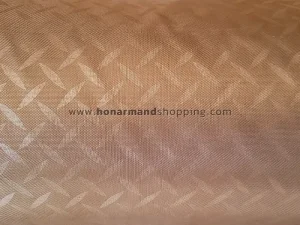 آستر طرح دار رویال رنگ عسلی (ابعاد 90x150 سانت)