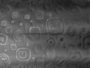 آستر طرح دار رویال رنگ مشکی (ابعاد 90x150 سانت)