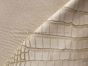 چرم مصنوعی طرح روکو رنگ نسکافه ای (ابعاد 100x140 سانت)