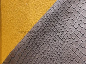 چرم مصنوعی طرح پیتون رنگ قهوه ای (ابعاد 100x140 سانت)