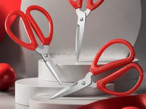 قیچی استیل دسته پلاستیکی (وارداتی)