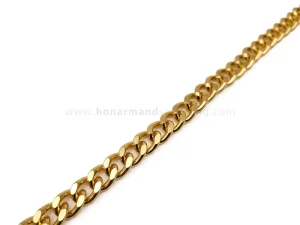 زنجیر کارتیه رنگ لایت عرض 1 سانت (1 متری)