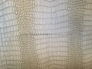 چرم مصنوعی طرح روکو رنگ نسکافه ای (ابعاد 100x140 سانت)