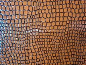 چرم مصنوعی ورنی طرح سنگی رنگ عسلی (ابعاد 100x140 سانت)