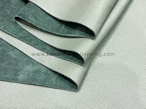 چرم گاوی طرح فلوتر رنگ سبز زیتونی تیره