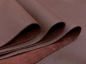 چرم گاوی طرح فلوتر رنگ قهوه ای مات