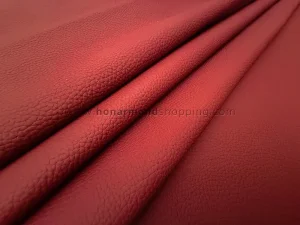 چرم گاوی طرح فلوتر رنگ زرشکی مات