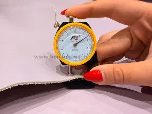 چرم طبیعی گاوی طرح ساده رنگ یاسی