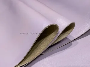 چرم طبیعی گاوی طرح ساده رنگ یاسی
