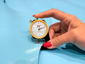 چرم گاوی طرح ساده رنگ آبی روشن