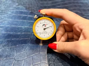 چرم بزی طرح پریما رنگ سرمه ای