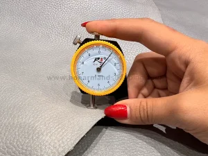 چرم بزی طرح فلوتر رنگ طوسی