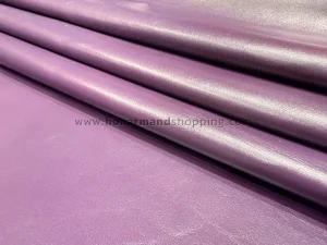 چرم گاوی طرح ناپا رنگ بنفش