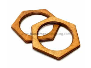 دسته چوبی کیف زنانه (2 عددی)