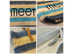 ساک ساحلی زنانه طرح meet