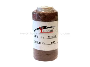 قرقره نخ ابریشم YASSIN رنگ قهوه ای (وارداتی) کد 037