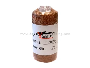 قرقره نخ ابریشم YASSIN رنگ عسلی (وارداتی) کد 038