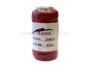 قرقره نخ ابریشم YASSIN رنگ زرشکی (وارداتی) کد 0218