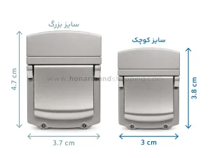 قفل رمزدار رنگ نیکل مات