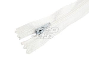 زیپ پلاستیکی 20 سانتی رنگ سفید