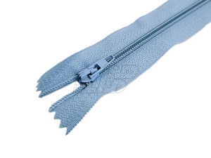 زیپ پلاستیکی 20 سانتی رنگ آبی روشن