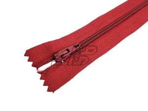 زیپ پلاستیکی 20 سانتی رنگ قرمز
