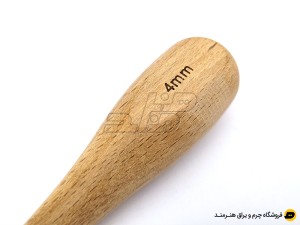 درفش اریب دسته چوبی 4mm