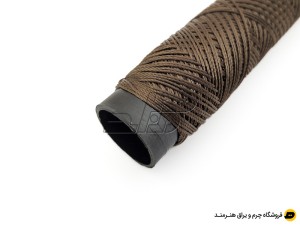 قرقره نخ ابریشم رنگ قهوه‌ای سوخته